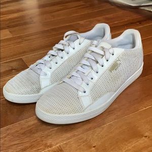 Puma Women’s Match Low Metallic Mesh Sneaker